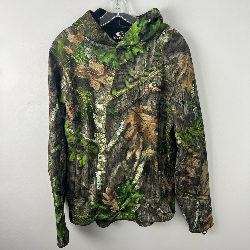 Mossy Oak Realtree Camo Hoodie in Green, Brown, Tan